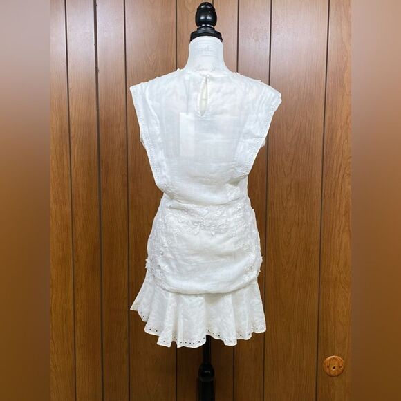 Veronica Beard Kerison Embroidered Minidress szie 8 - Picture 11 of 14